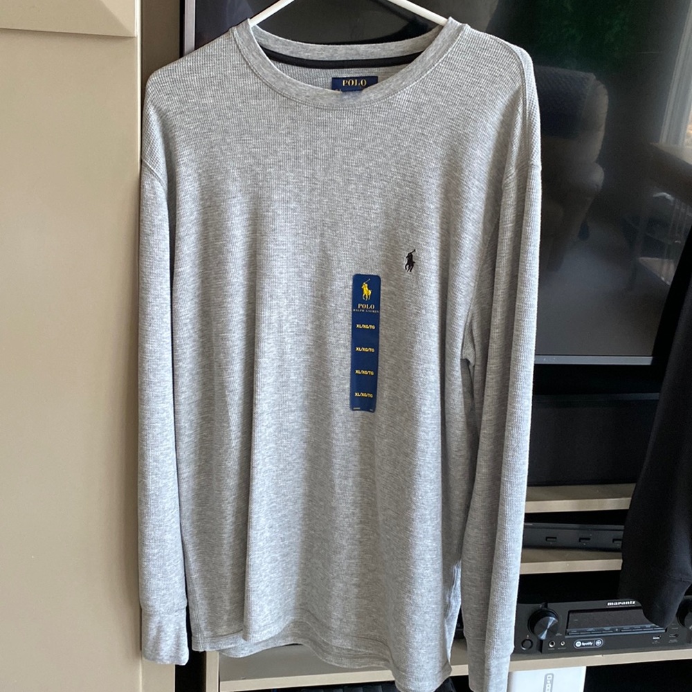 Polo Ralph Lauren waffle weave men’s long sleeve shirt XL